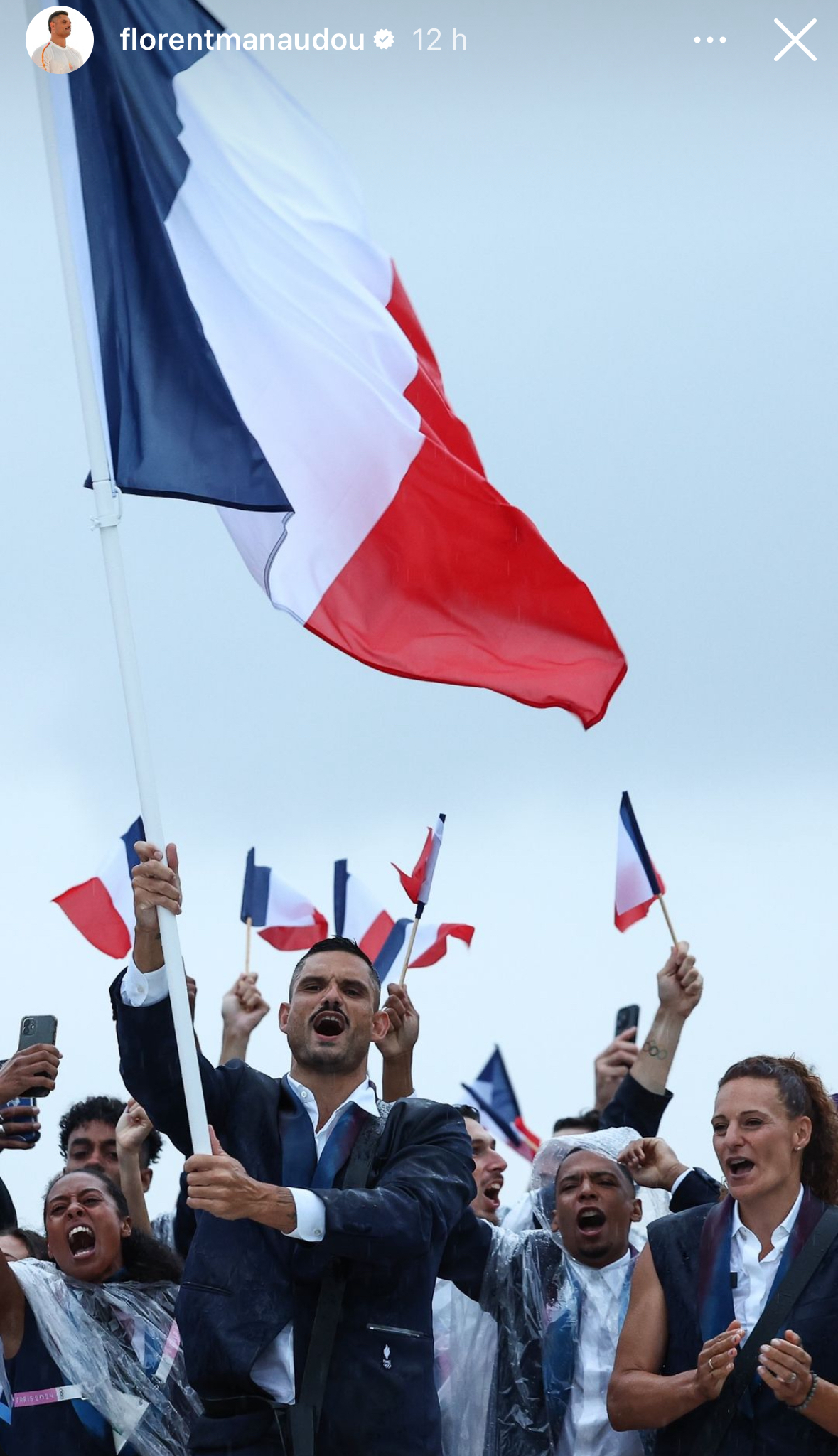 Florent Manaudou, porte-drapeau de la délégation française à Paris 2024